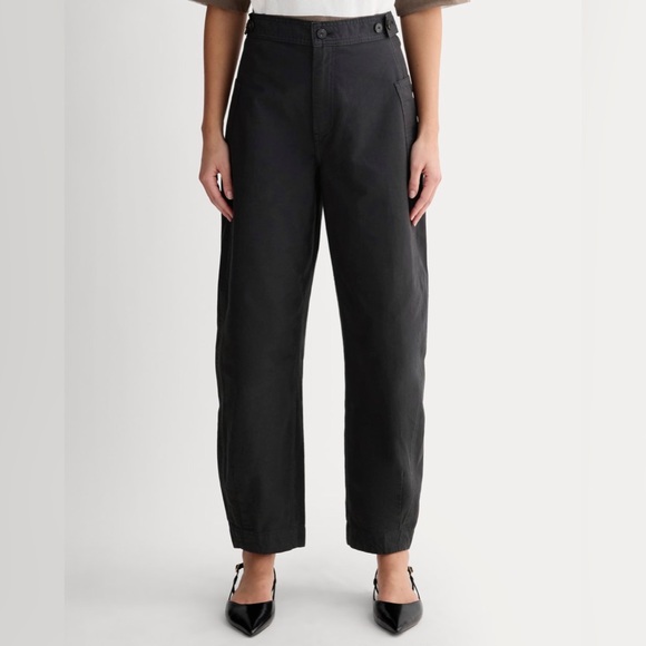 Everlane The Fatigue Barrel Pant Black Wide Leg Women’s Size 16 NWT - Picture 1 of 6